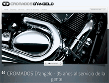 Tablet Screenshot of cromadosdangelo.com.ar